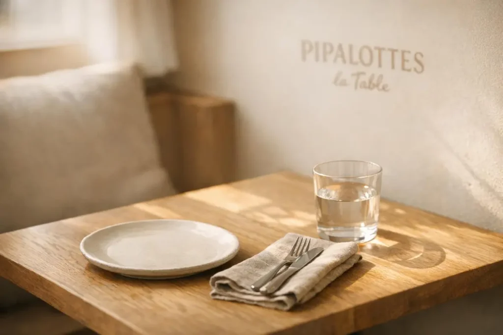 pipalottes la table