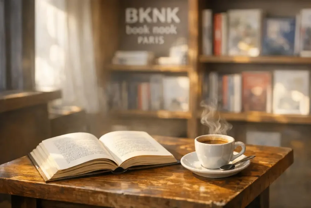 bknk book nook paris coffee shop