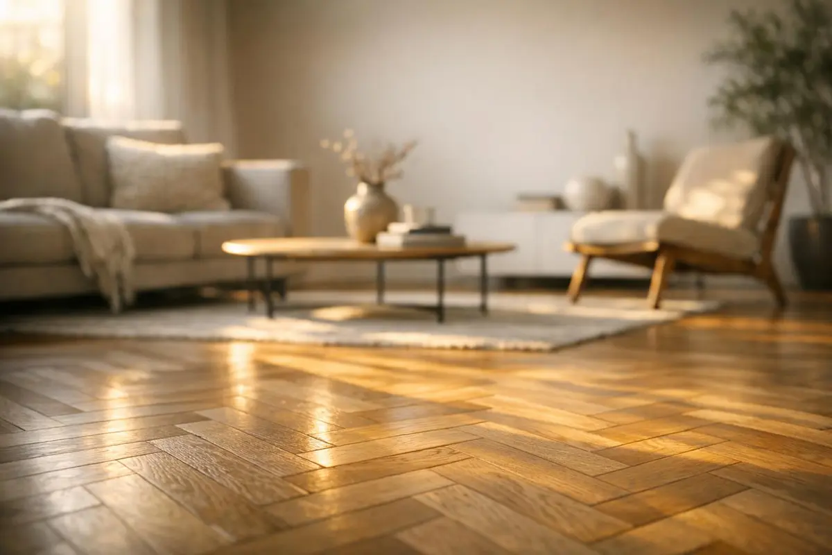 parquet dans une maison