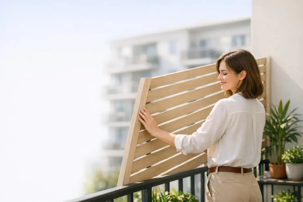 brise vue plongeante cacher vis a vis plongeant immeuble